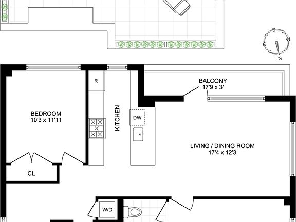 2nd image of 58 Metropolitan Ave APT 6H