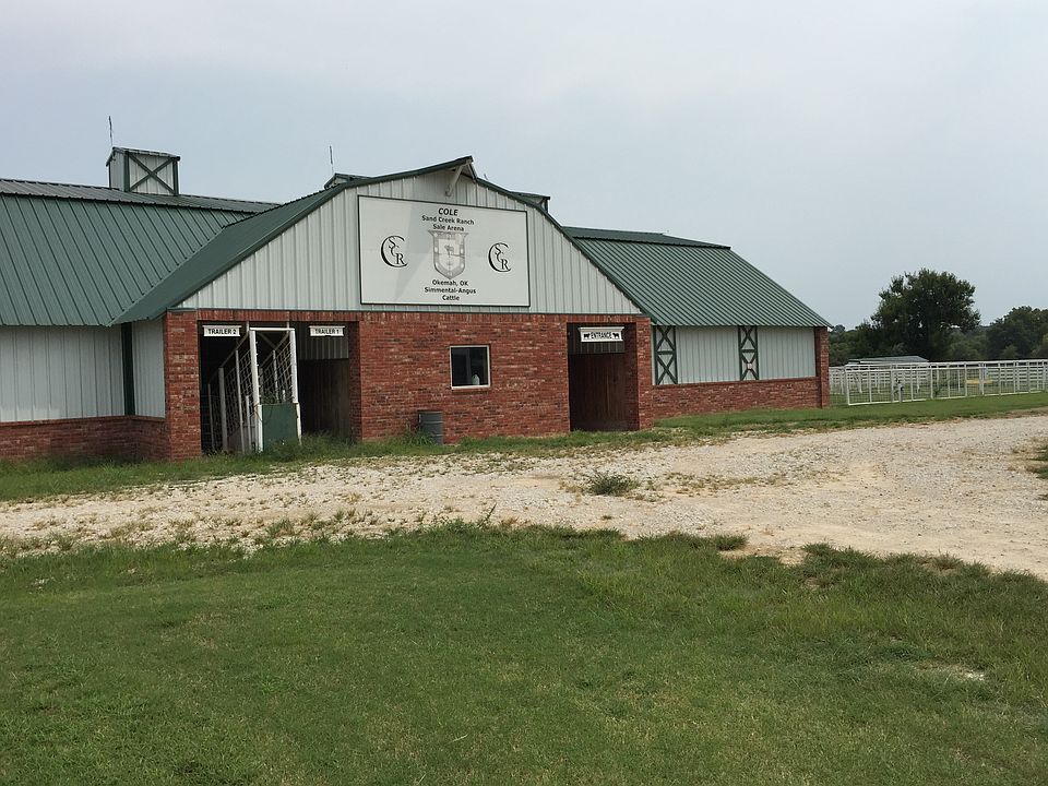 Outside view of Sale Barn