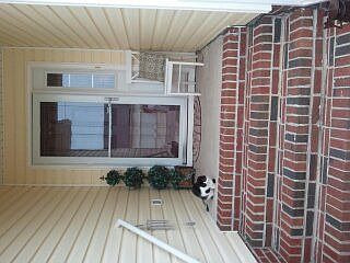 Custom glass storm door