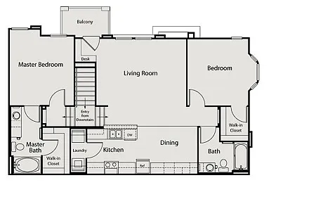 Floor plan 2BU