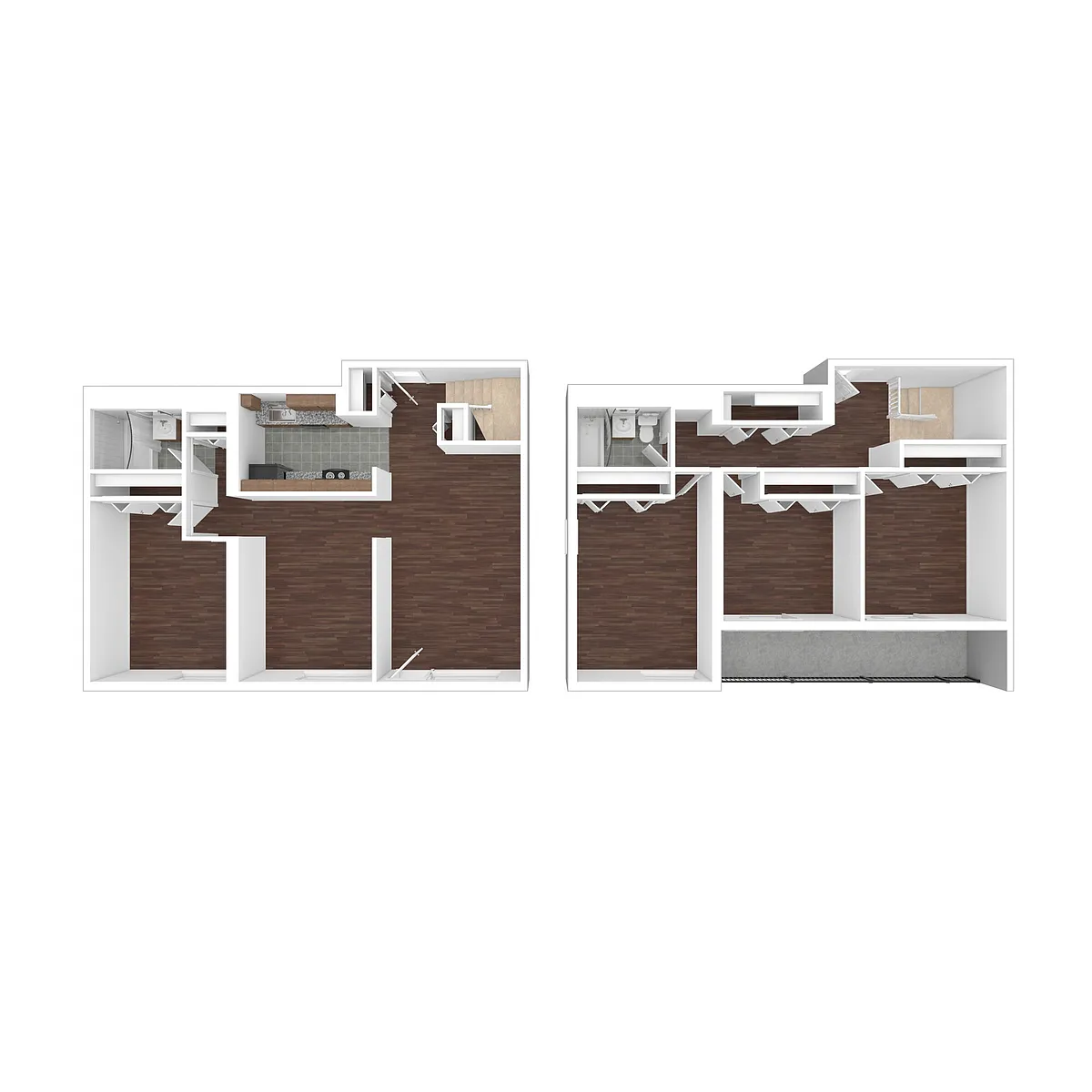Floor plan Market Rate 3 Bedroom