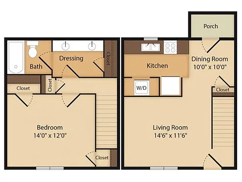 Floor plan Coolidge