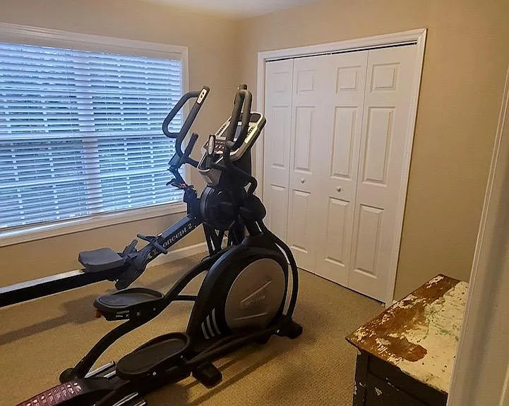 Upstairs Bedroom #4 (Example with gym equipment)