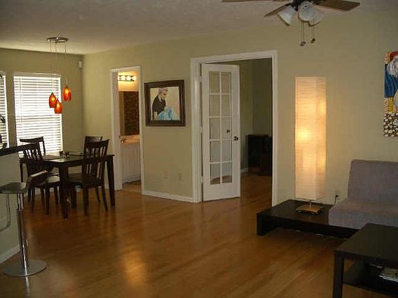 Picture of dining area plus part of living. Taken from near