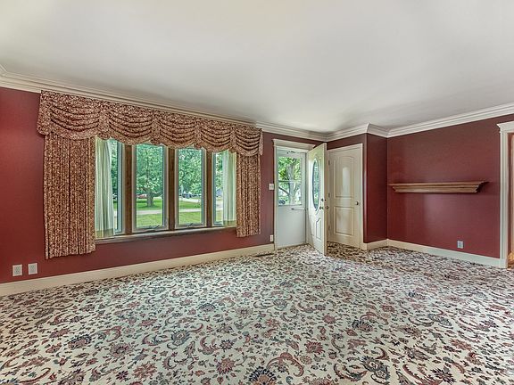 Real hardwood underneath carpeting
