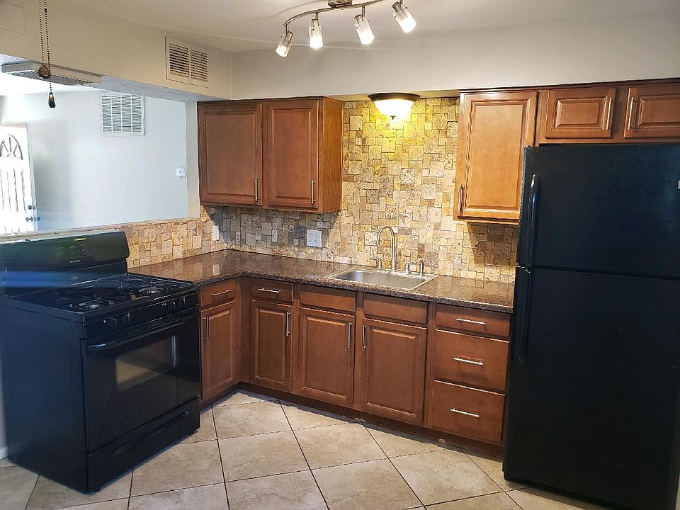 kitchen open to living room