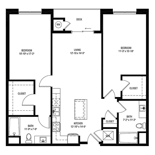 Floor plan Emory B4