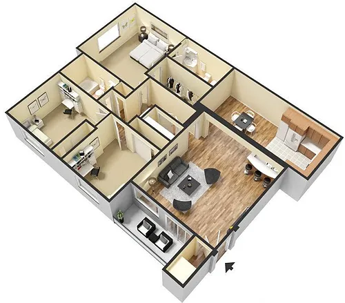 Floor plan C1