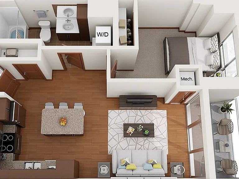 Floor Plan L1 | Domain | Apartments in Madison, WI Floor Plan L1 | Domain | Apartments in Madison, WI