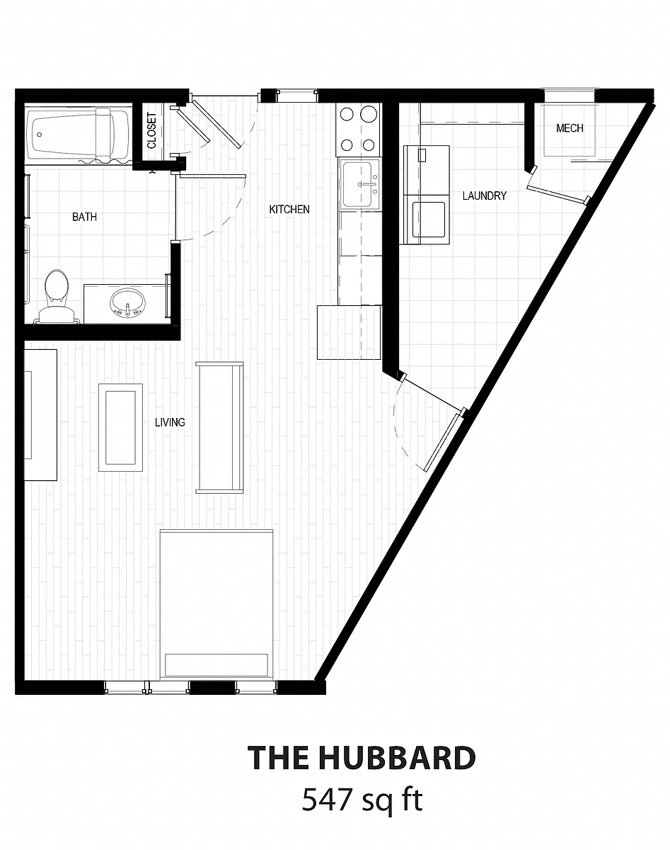 Floor plan The Hubbard