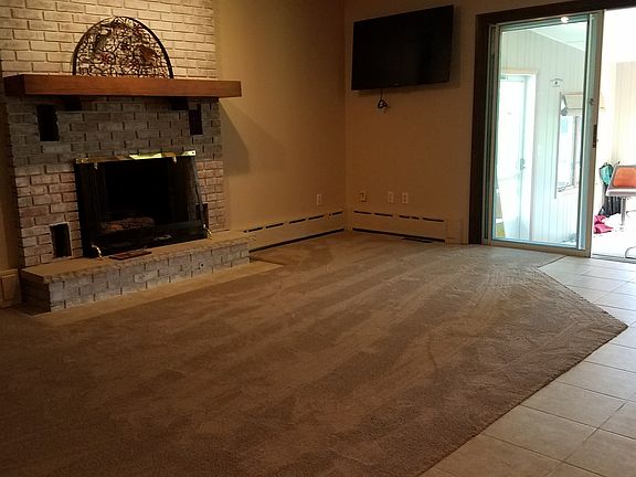 Living room open to kitchen