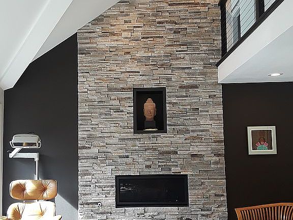 Living room with Buddha