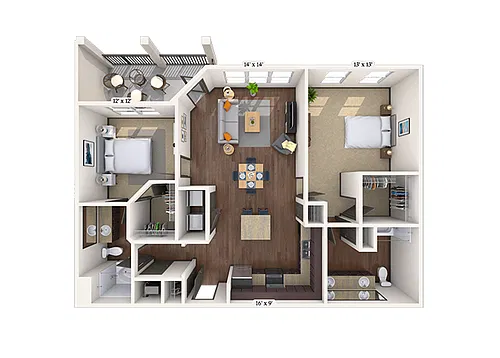 Floor plan Sawyer