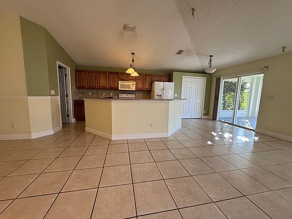 Kitchen area view - open floor plan