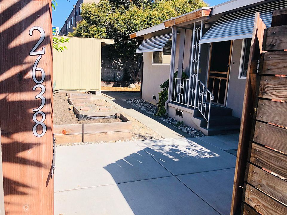 Very private with enclosed fence to this property. Property has planter boxes for planting vegetables or flowers. Also has a big size shed.