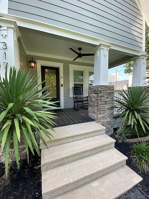 Inviting front porch