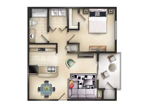 Floor plan Cara Cara
