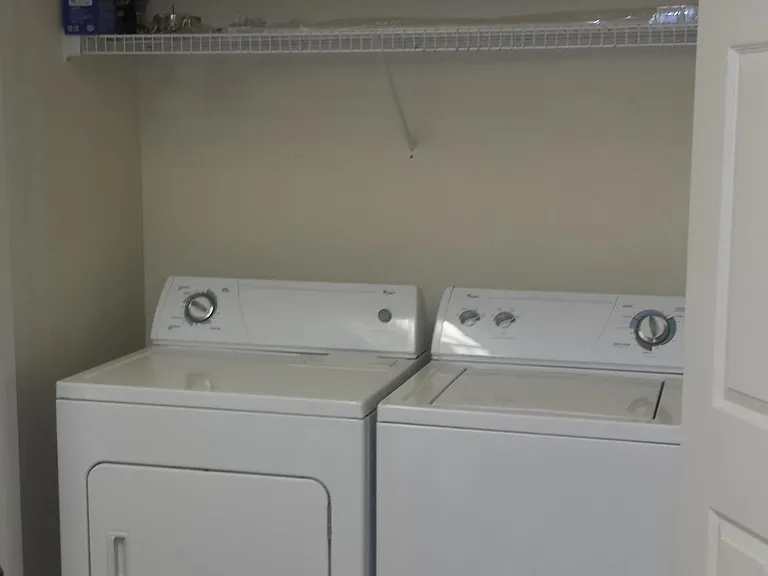 Washer and dryer in the unit
