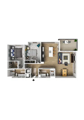Floor plan B3