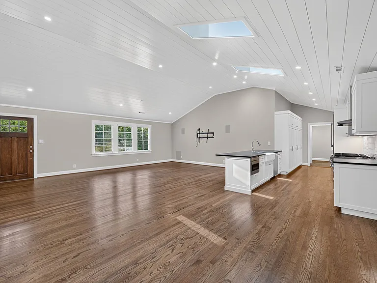 Front door on left into open floor family room and kitchen w/updated appliances.