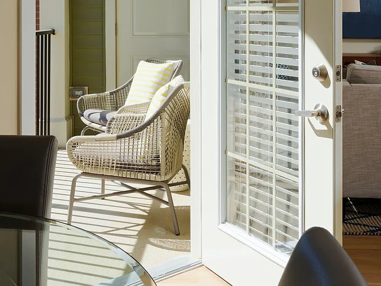 Private patio