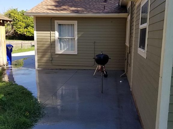 New concrete patio!