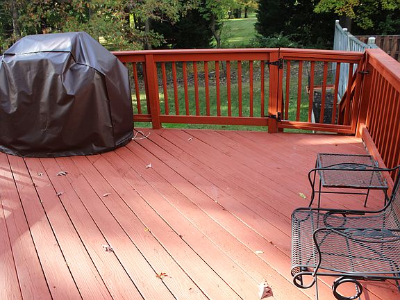 Deck with Electronic Awning