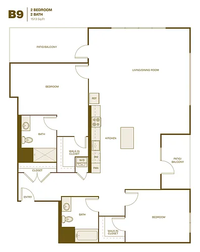 Floor plan B9