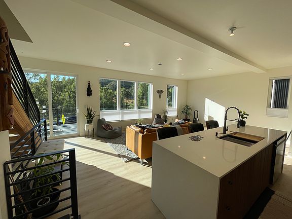 Kitchen Waterfall Quartz Island