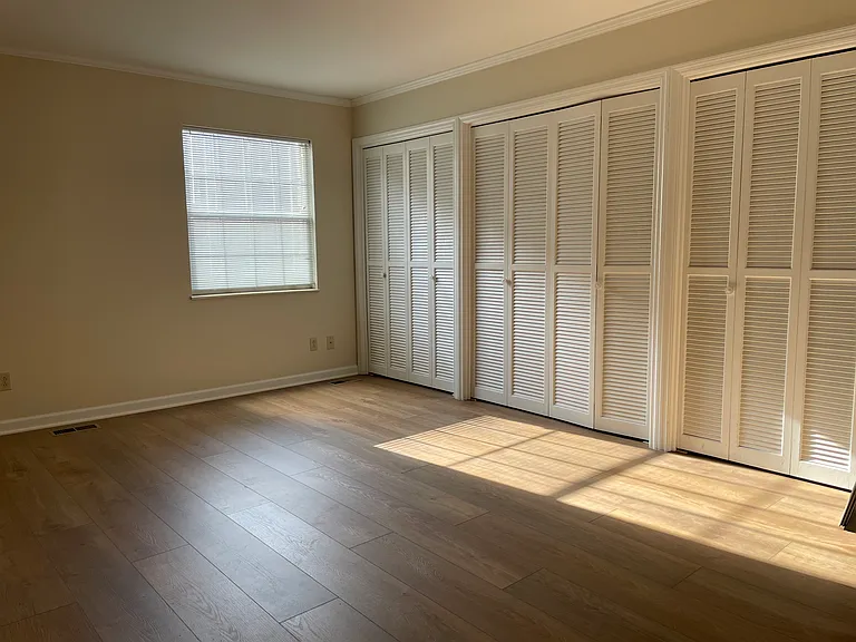 Primary BR has remarkable closet space the length of the wall - approximately 17 feet!
