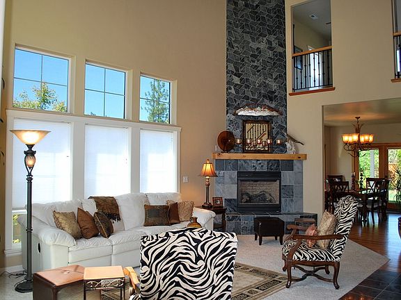 Living Room with soaring ceilings