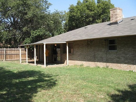 Back Yard and back porch covered