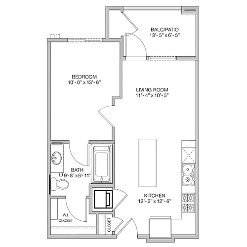 Floor plan Broadway