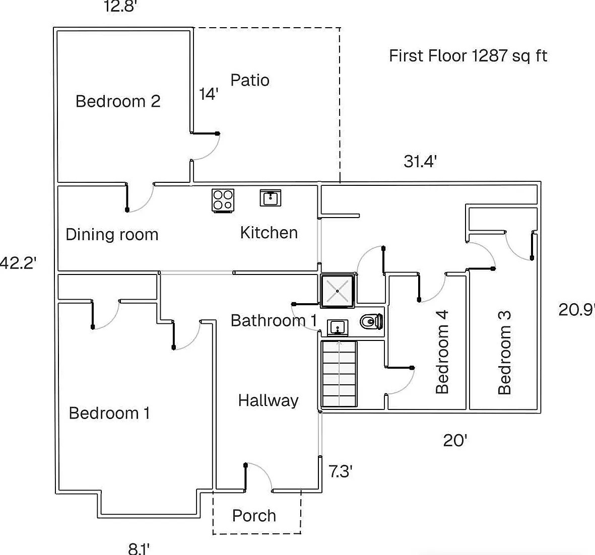 4 bed, 3.0 bath, 2479 sqft, $1,139 — Photo 4