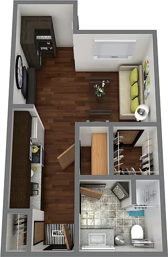 Floor plan Phase 2 Studio