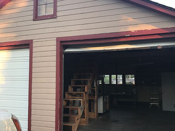 Two car garage with lots of space