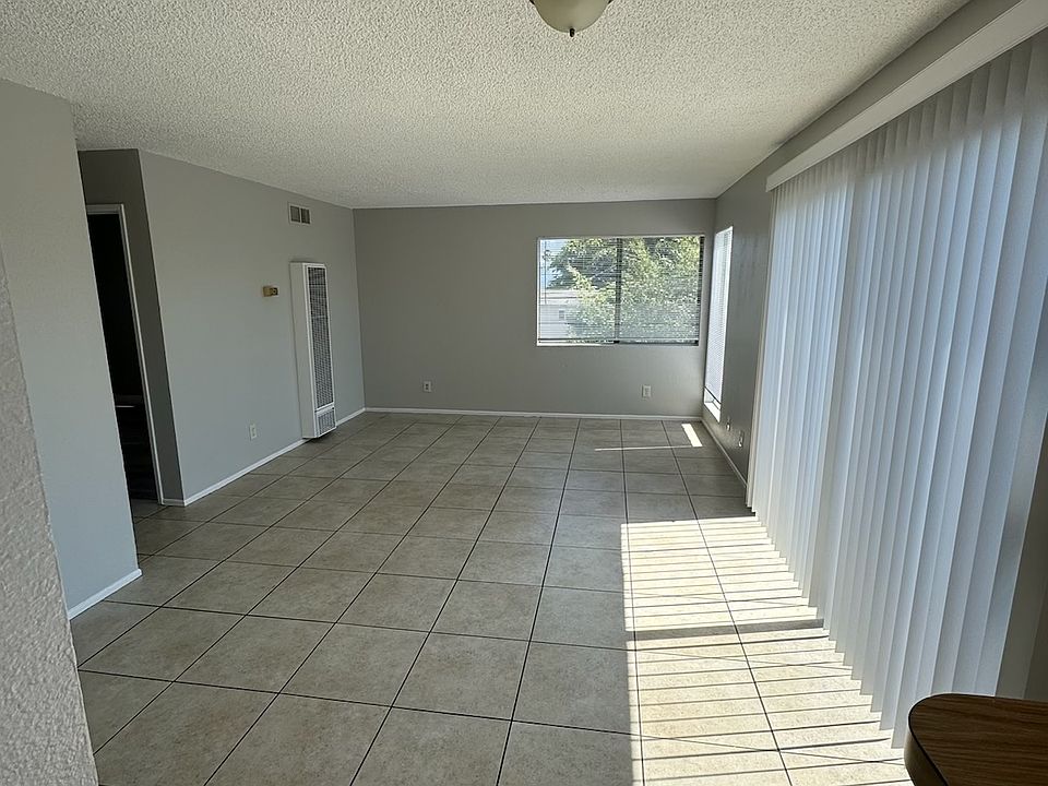 Very spacious living room with new paint