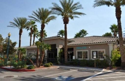 Gated, front entrance community center