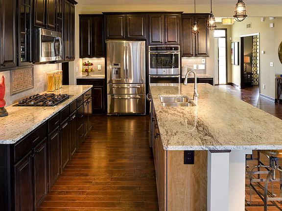 Spacious designer kitchen