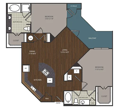 Floor plan B3