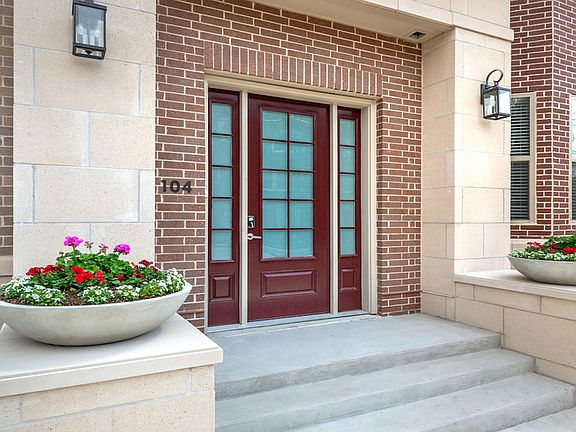 Select homes have private entrances.