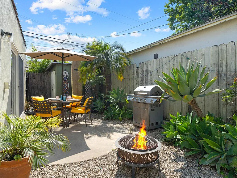 Fire pit and BBQ