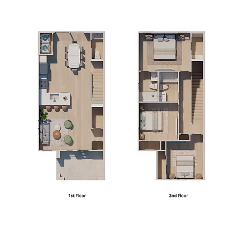 Floor plan 3 Bedroom 2.5 Bathroom