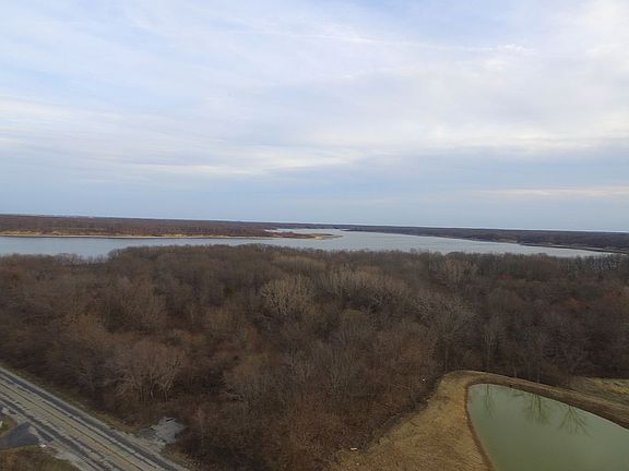 Looking SE above the lot