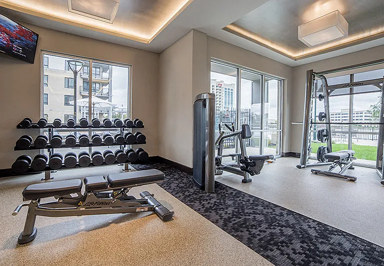 Wellness Center Free Weights and Strength Conditioning Machines