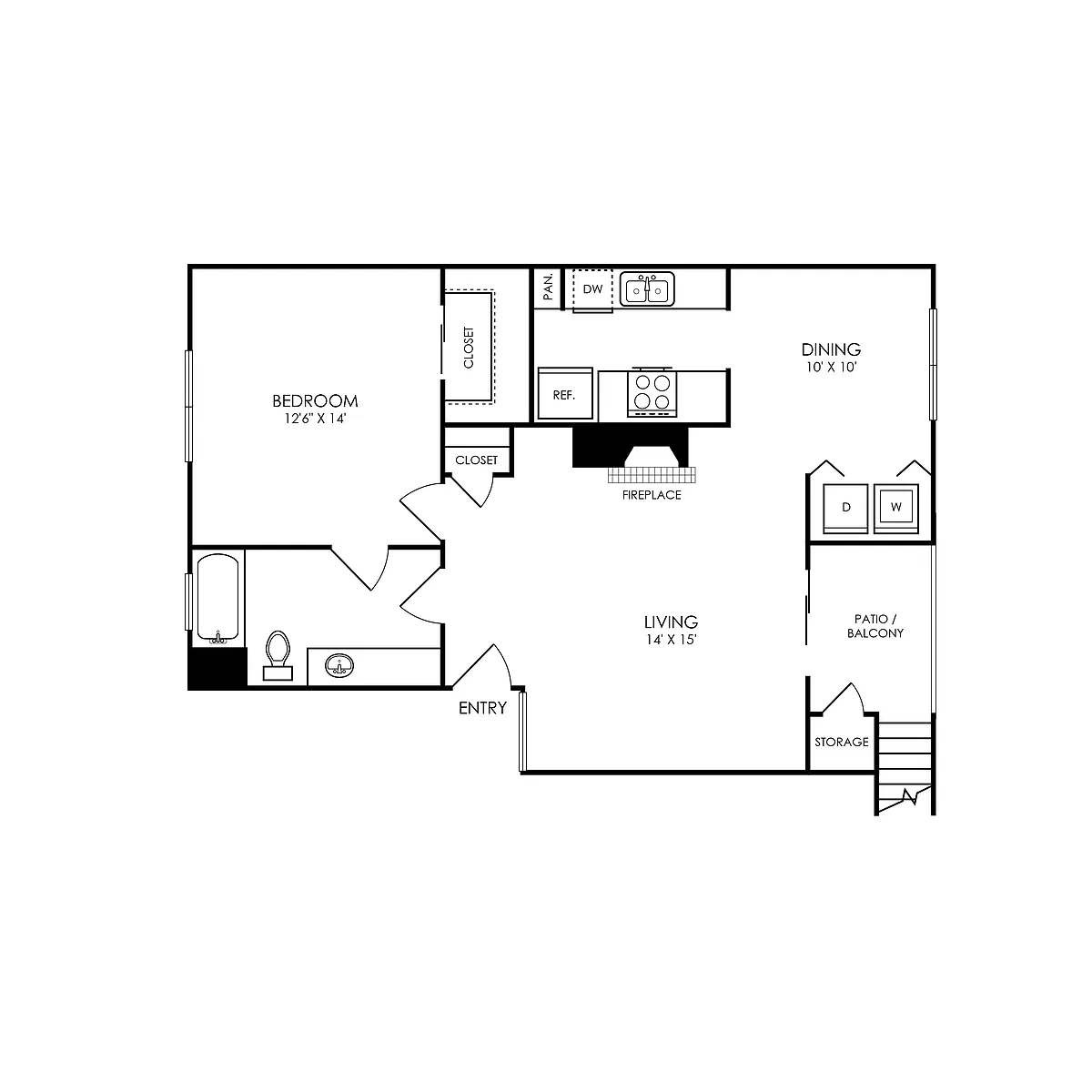 Floor plan A2 Classic
