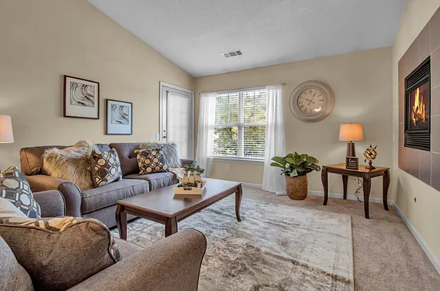 Bright Living Room in the B2 Layout