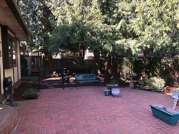 Brick patio 