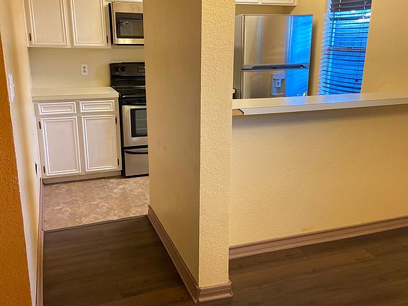 Dining room and kitchen area