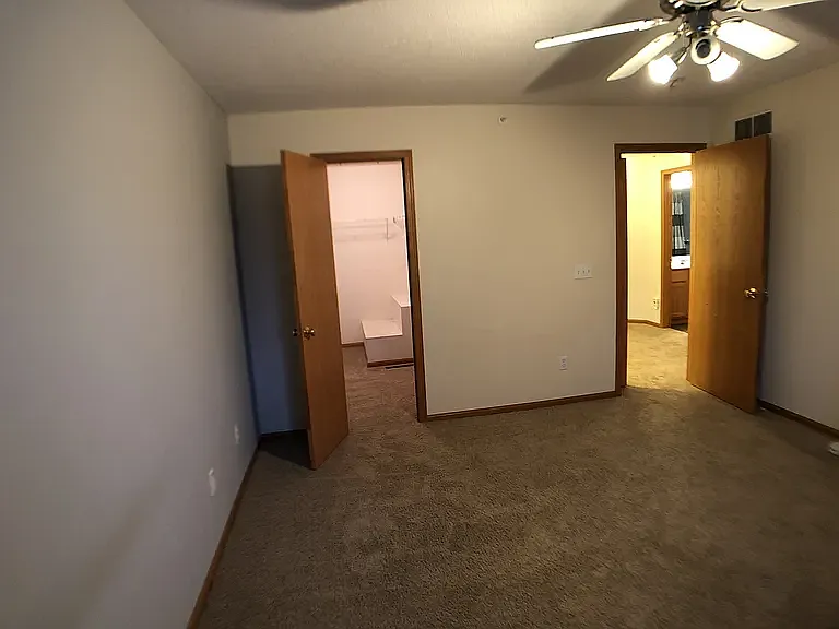 Bedroom 1 with walk-in closet